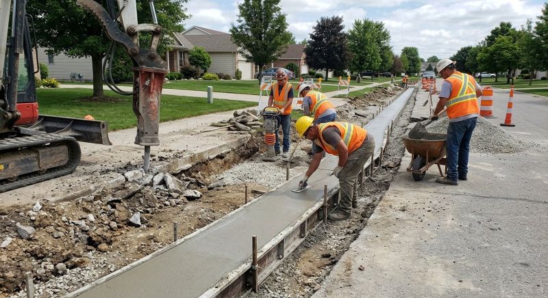 Concrete Curbing Installation in Citrus County, FL