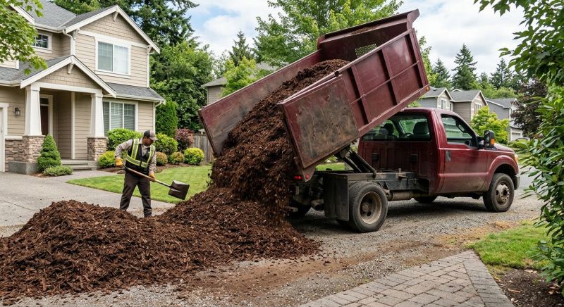Black Mulch Delivery